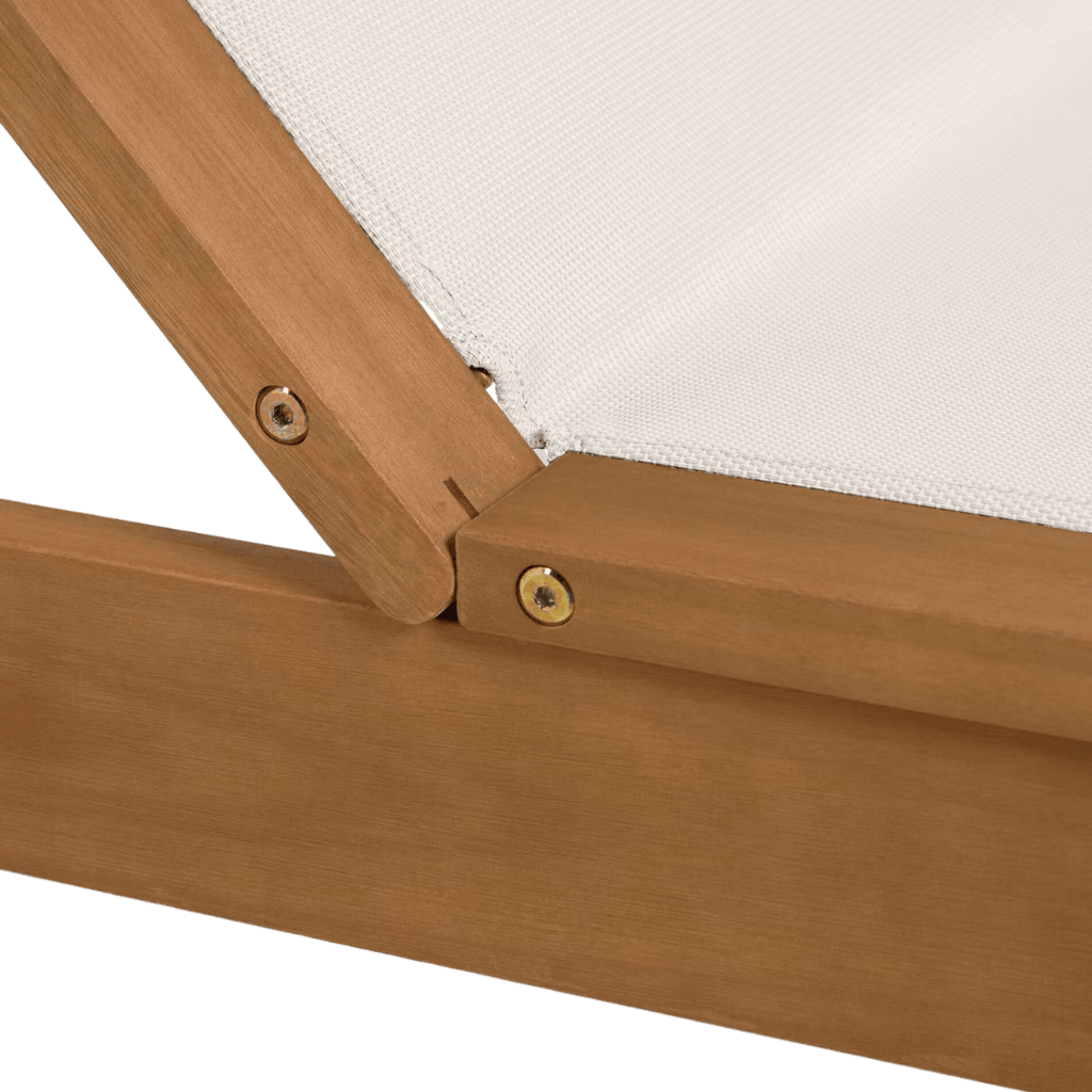 Transat en eucalyptus | 200x70x37cm