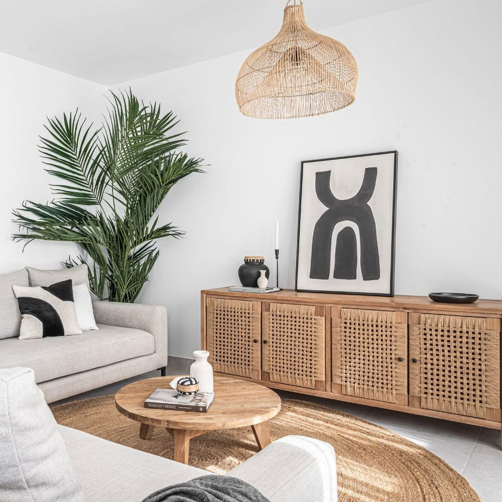 Abat-jour en forme de piège à poissons | Naturel 50cm