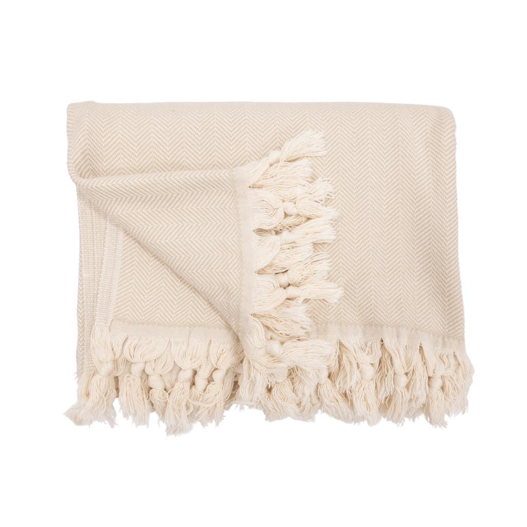 Écharpe Fouta | Beige 140x200cm