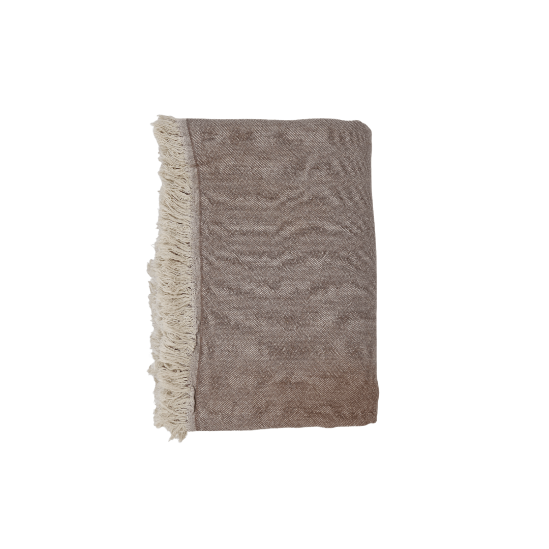 Fouta | Double face | Marron 135x185cm