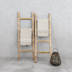 Serviette de plage Fouta | Naturel / Sable | 135x200cm