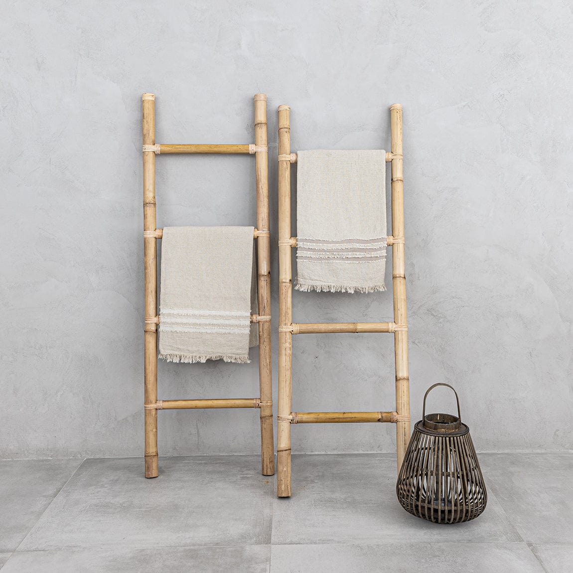 Serviette de plage Fouta | Naturel / Sable | 135x200cm