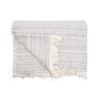 Serviette de bain Fouta | Gris argenté 130x200cm