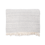 Serviette de bain Fouta | Gris argenté 130x200cm