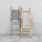 Fouta à rayures | Naturel / Sable | 140x180cm