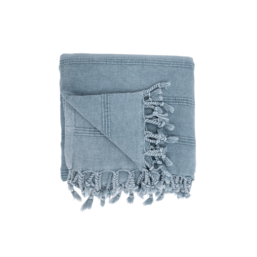 Serviette Fouta | Bleu Lavé 90x170cm