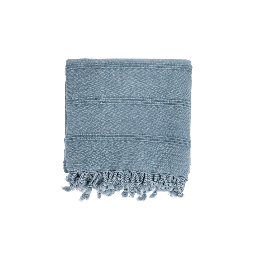 Serviette Fouta | Bleu Lavé 90x170cm
