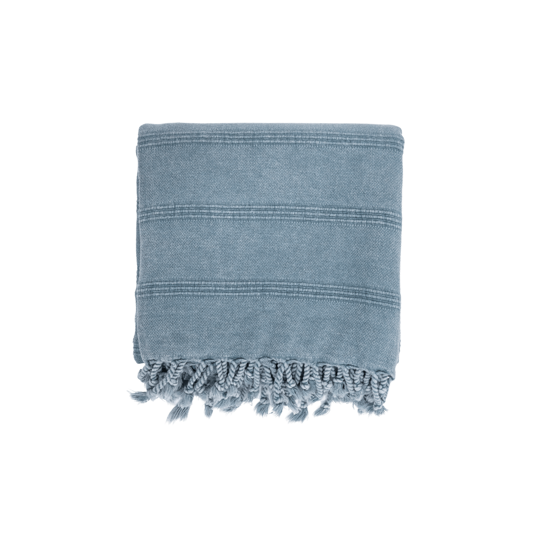 Serviette Fouta | Bleu Lavé 90x170cm