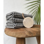 Fouta Waffle | Noire 95x180cm