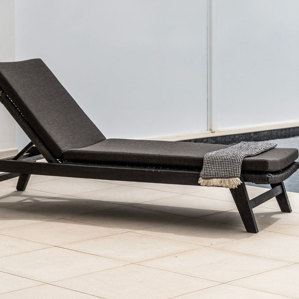 Fouta Waffle | Noire 95x180cm