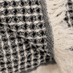 Fouta Waffle | Noire 95x180cm