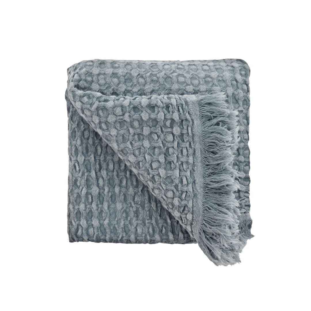 Fouta Waffle | Bleu 80x180cm