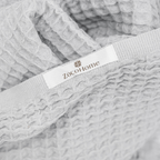 Serviette Fouta en tissu gaufré | Gris clair 85x170cm