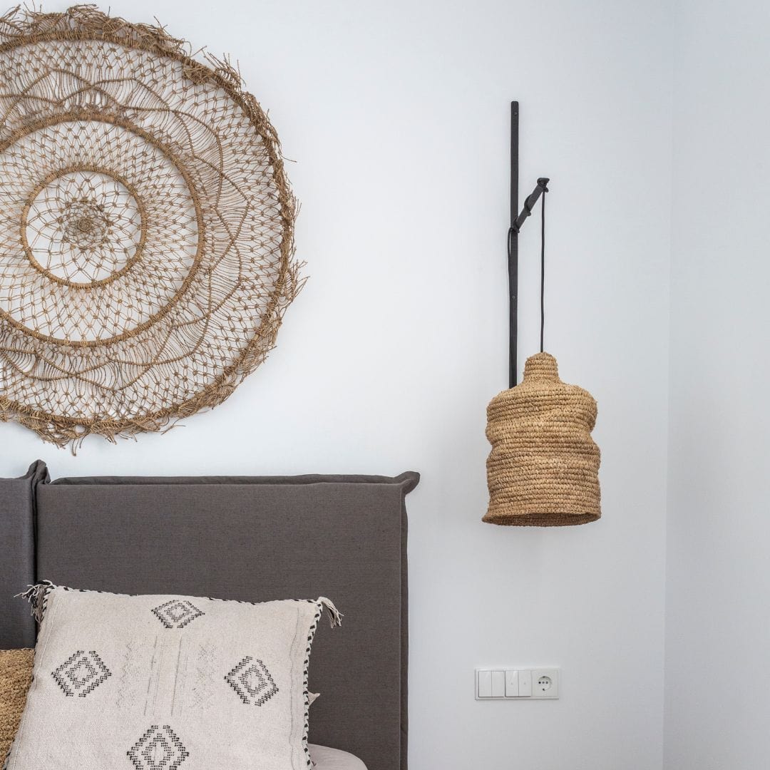 Décoration murale tissée à la main | Naturel 100cm