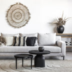 Décoration murale tissée à la main | Naturel 100cm