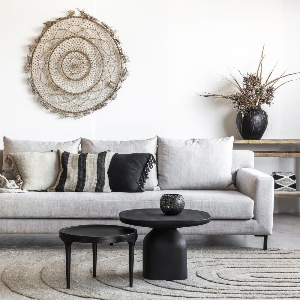 Décoration murale tissée à la main | Naturel 100cm