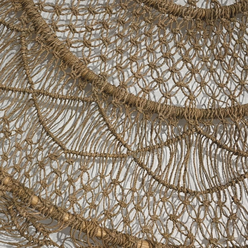 Décoration murale tissée à la main | Naturel 100cm