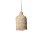 Lampe suspendue en raffia | 22x22x38cm