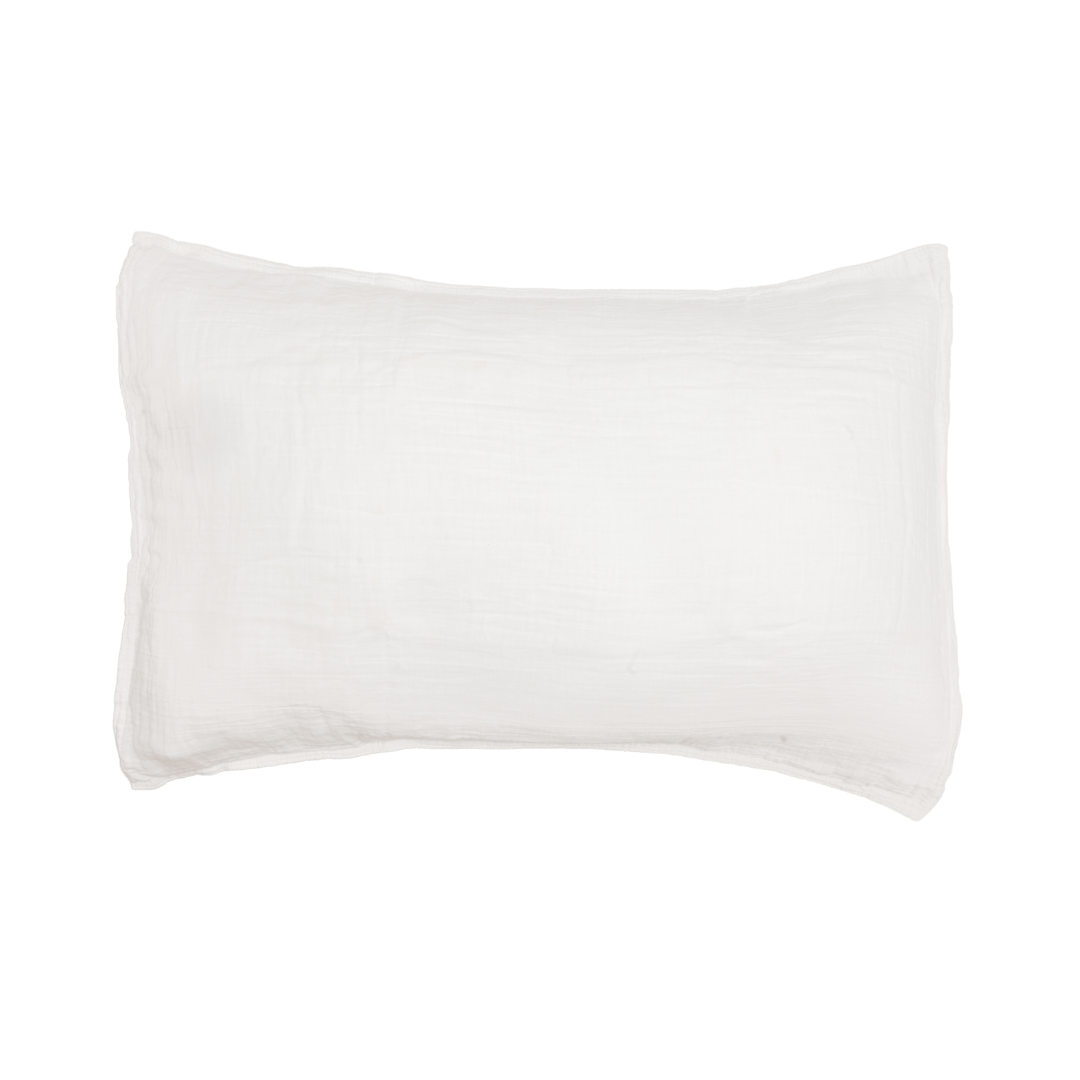 Frettes d'oreiller Haven | Lot de 2 | Blanc 50x70cm