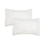 Frettes d'oreiller Haven | Lot de 2 | Blanc 50x70cm