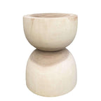 Tabouret en forme de sablier