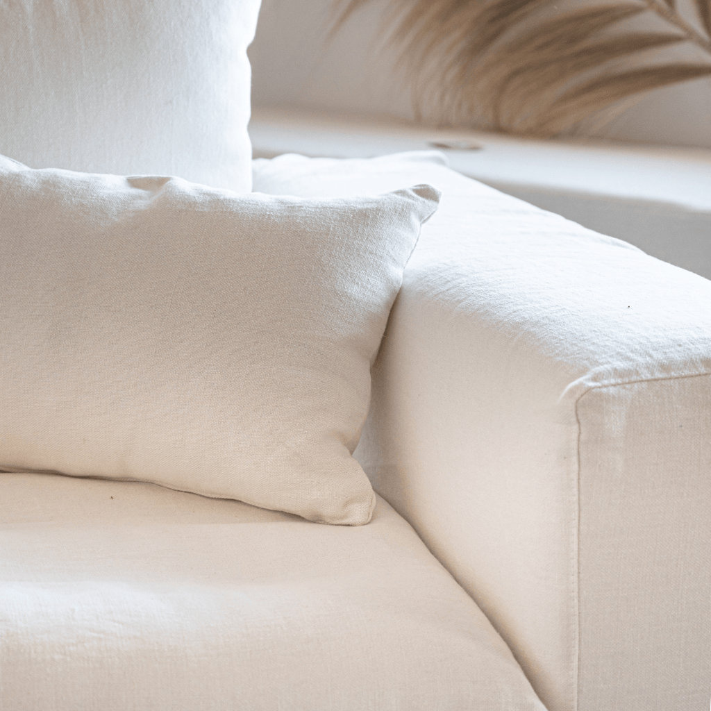 Canapé d'angle en lin Ibiza Haven | 270x105/270x70cm