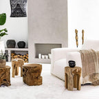 Canapé simple en lin Ibiza