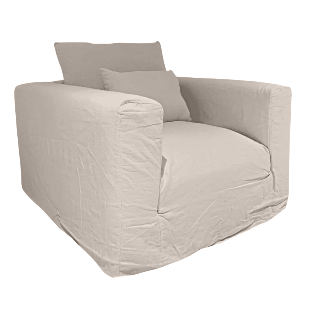 Canapé simple en lin Ibiza