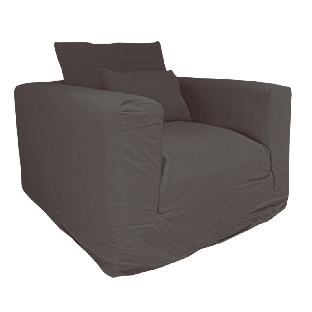 Canapé simple en lin Ibiza