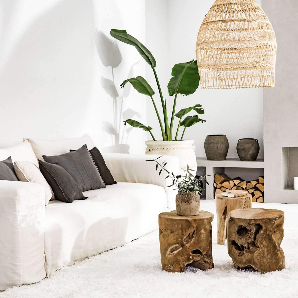 Canapé en lin Ibiza | 245cm