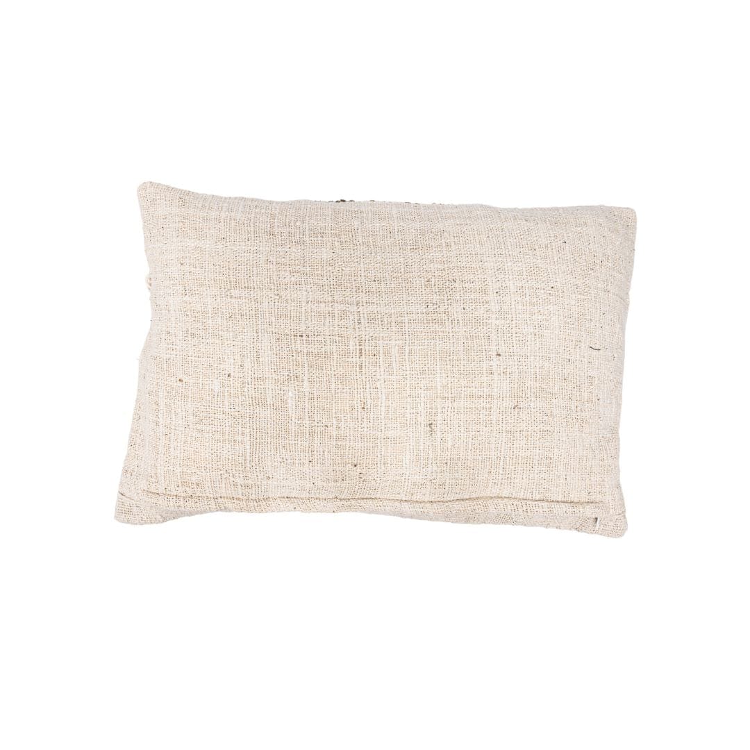 Fronce de coussin indigo | 60x40 cm