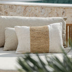 Fronce de coussin indigo | 60x40 cm