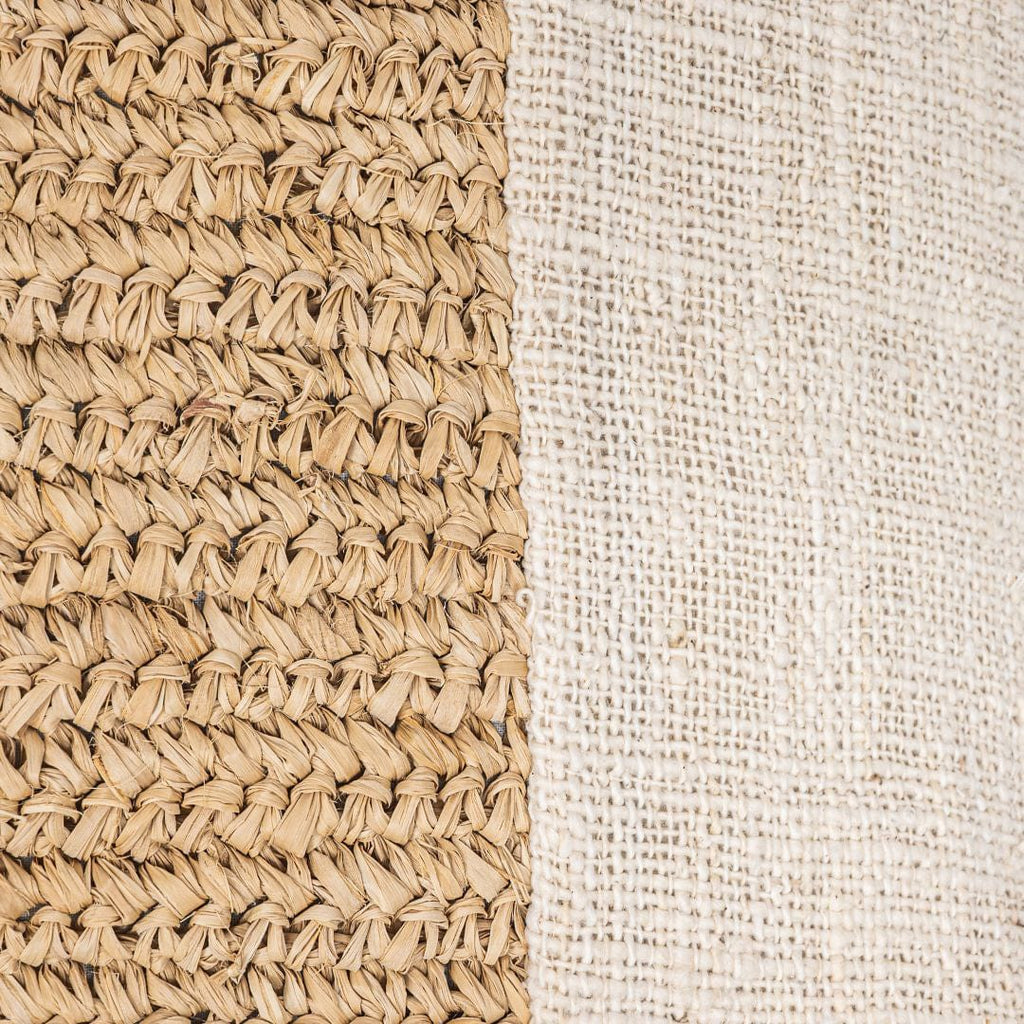 Fronce de coussin indigo | 60x40 cm