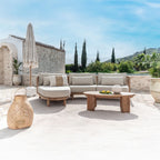 Fronce de coussin indigo | 60x40 cm