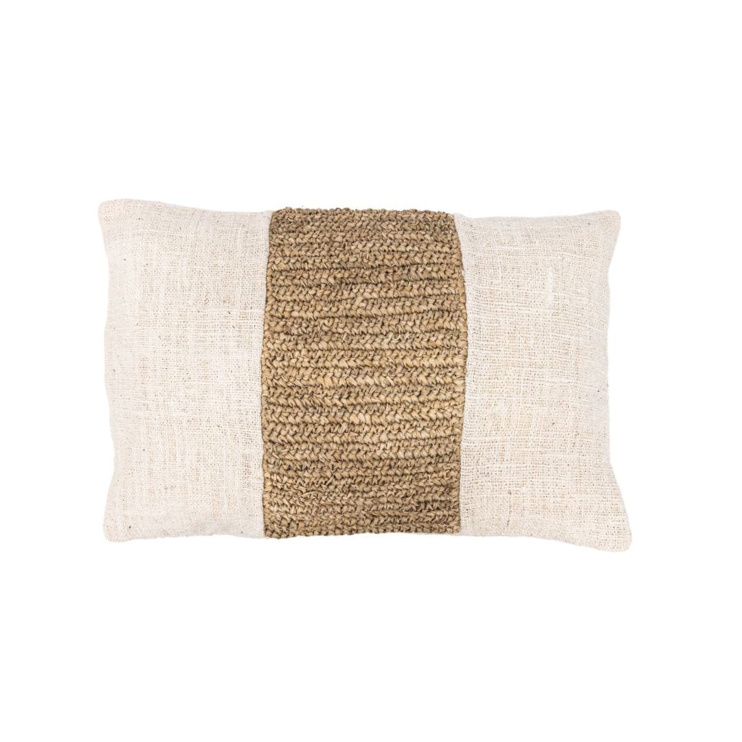 Fronce de coussin indigo | 60x40 cm