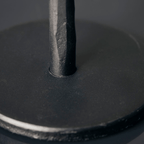 Porte-bougie en fer | Noir 6x18cm