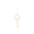 Ornement en forme de palmier en fer