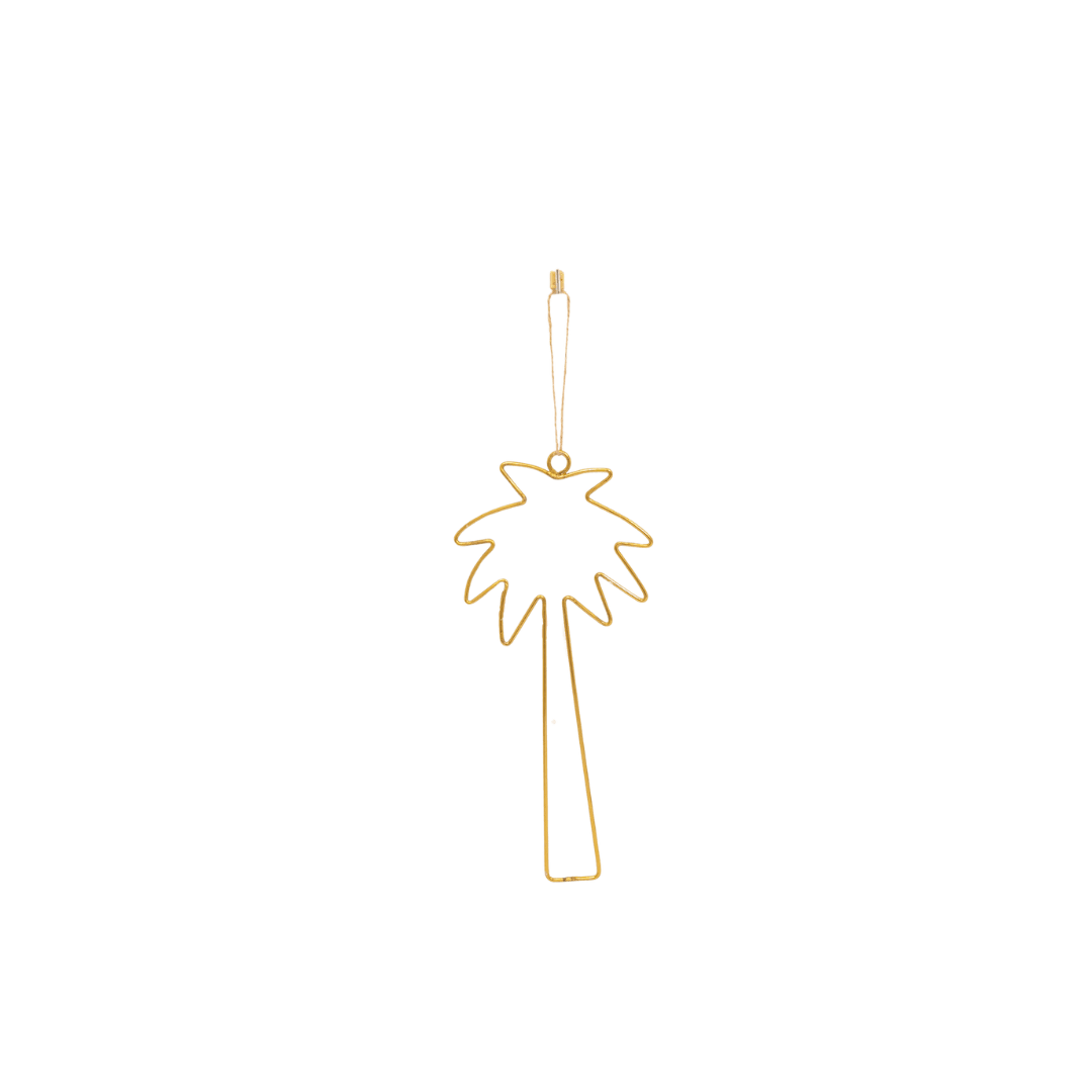 Ornement en forme de palmier en fer