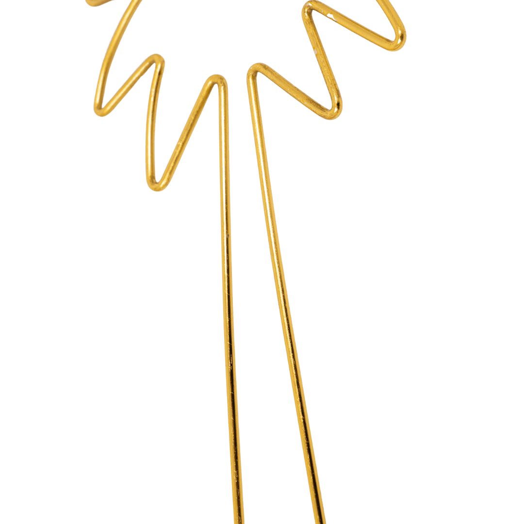 Ornement en forme de palmier en fer