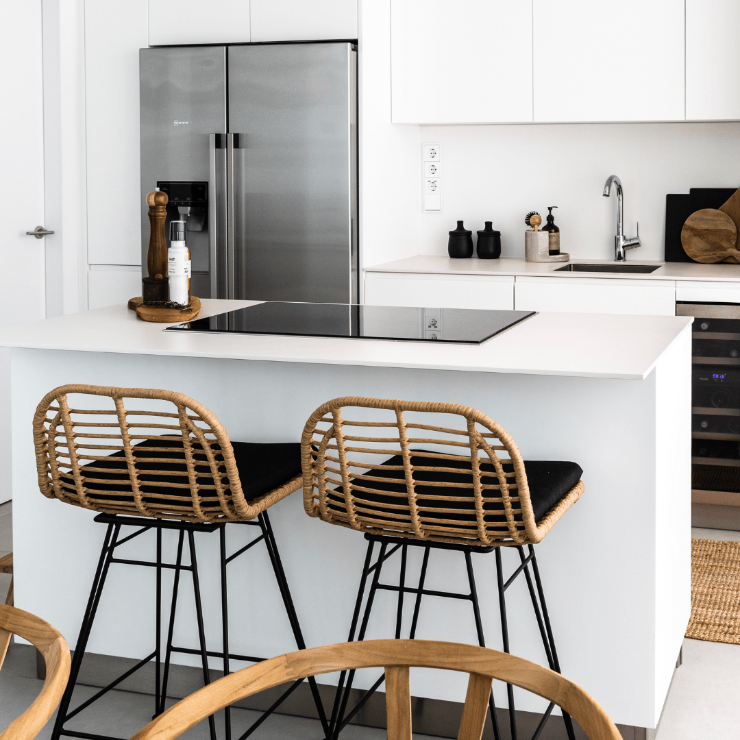 Tabouret de bar Jaipur | Noir