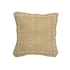 Fronce de coussin carré Jemina, couture décorative | 50x50cm