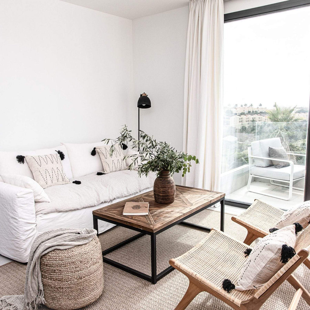 Pouf en jute | 50x35cm