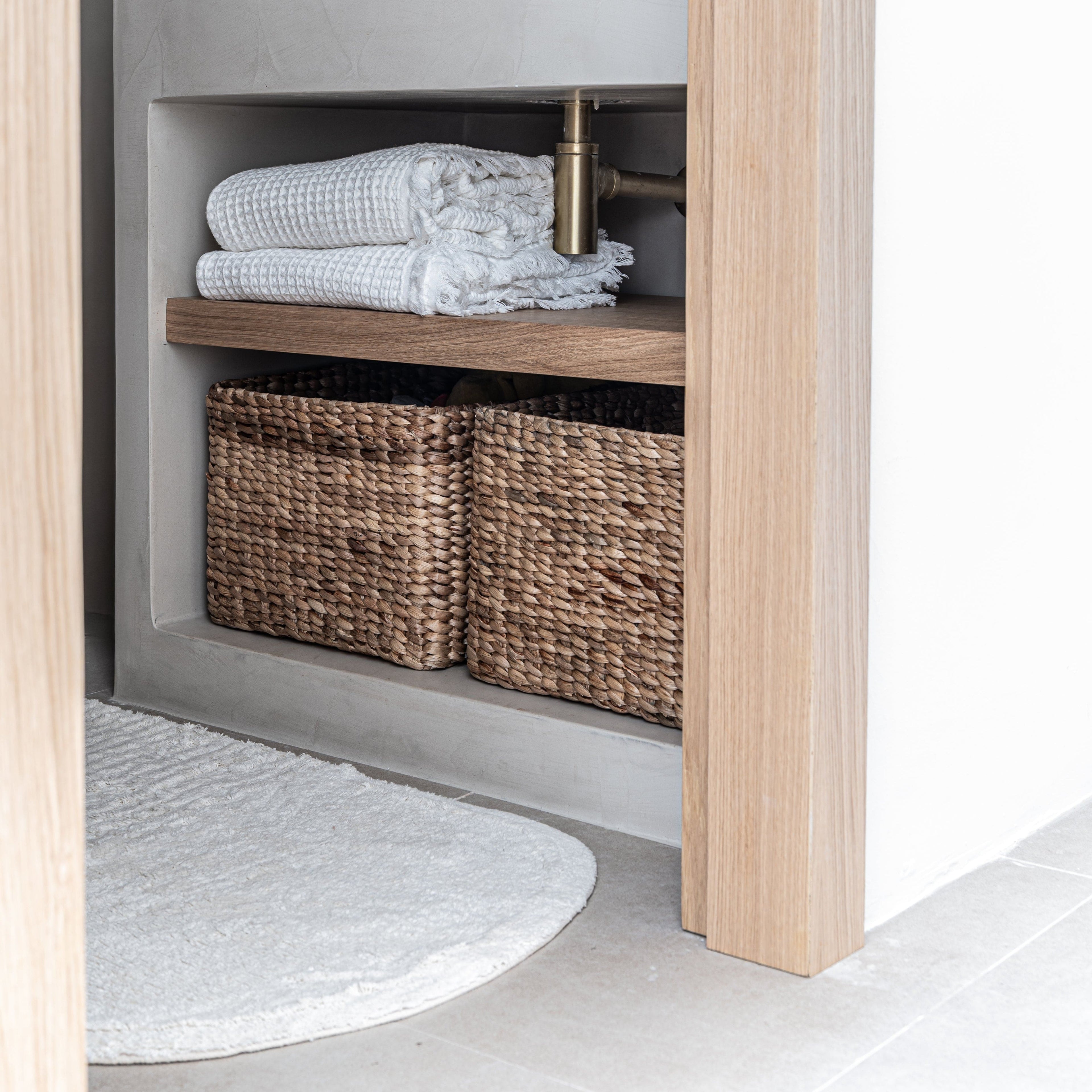 Tapis de bain asymétrique Kai | 60x90cm