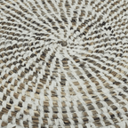 Kindia Tapis de table | Naturel/Blanc
