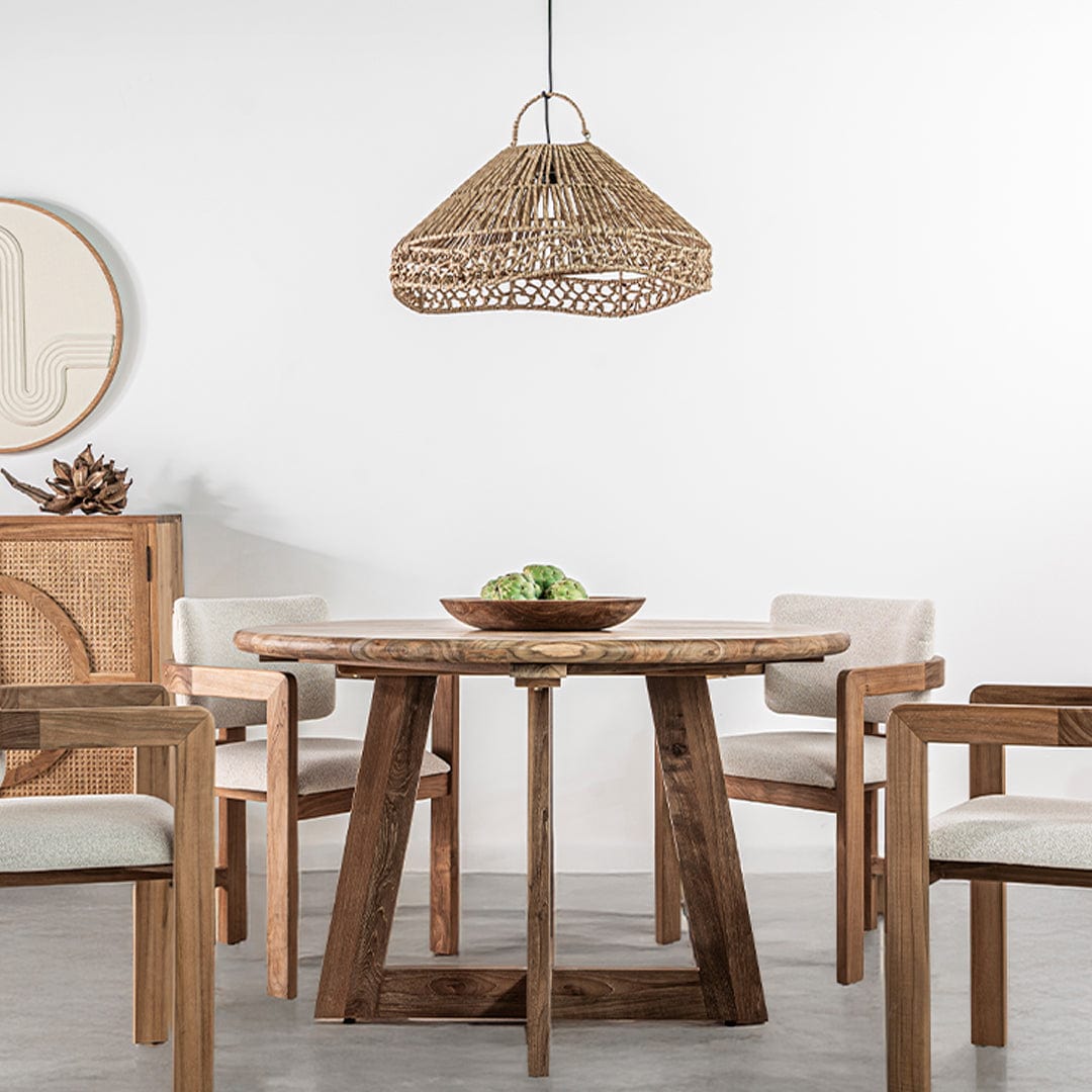 Abat-jour en koa | Naturel | 60 cm