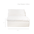 Module de chaise en lin Laguna | 110cm