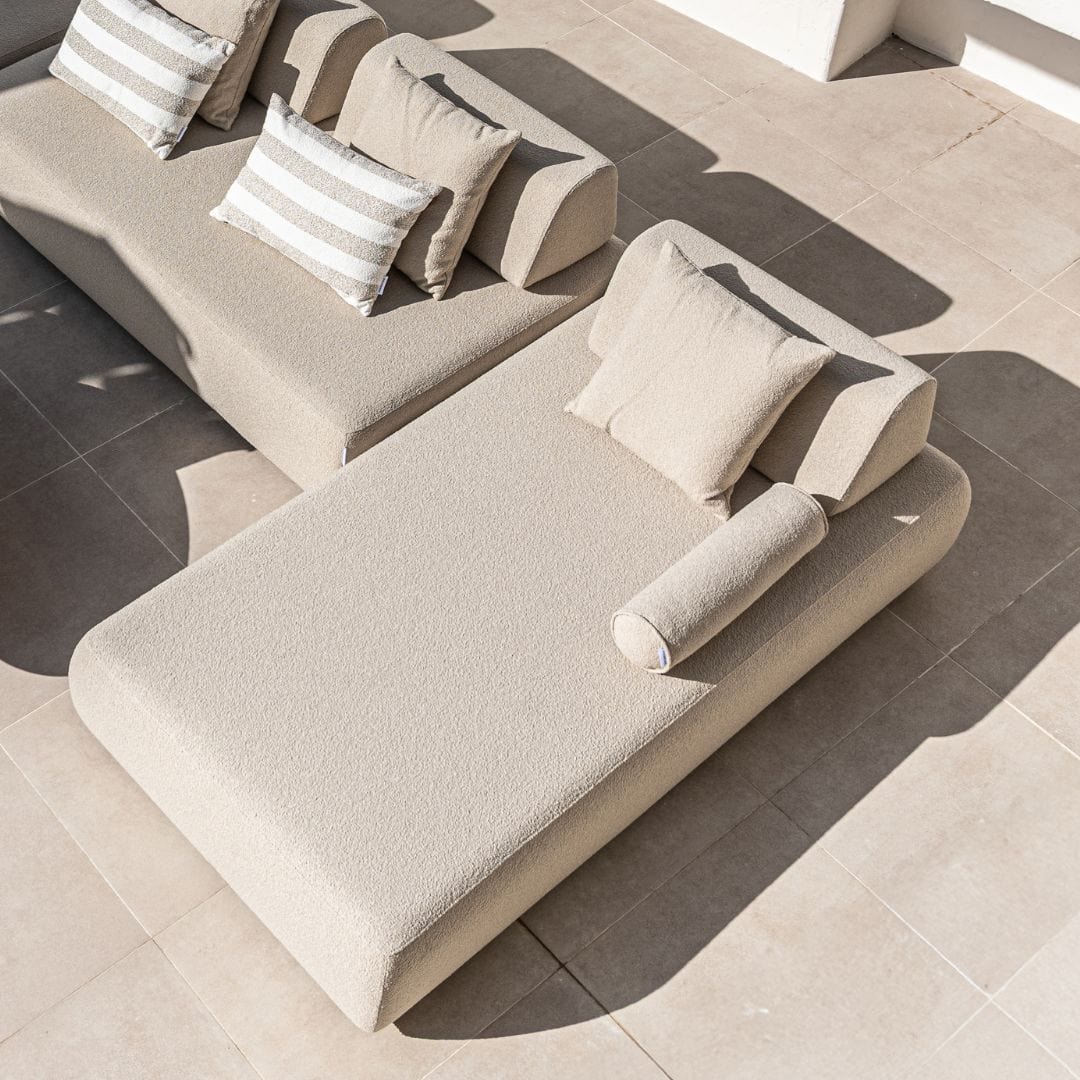 Canapé modulable chaise longue Lagos