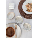 Assiette en grès Lake | Gris 27x3.5cm