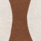 Fronce d'oreiller Leora Brown Sugar | 50x50cm