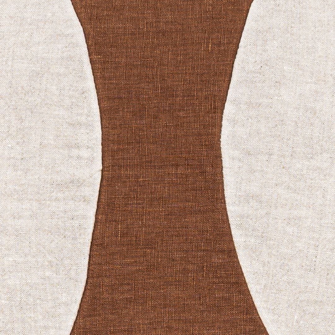 Fronce d'oreiller Leora Brown Sugar | 50x50cm